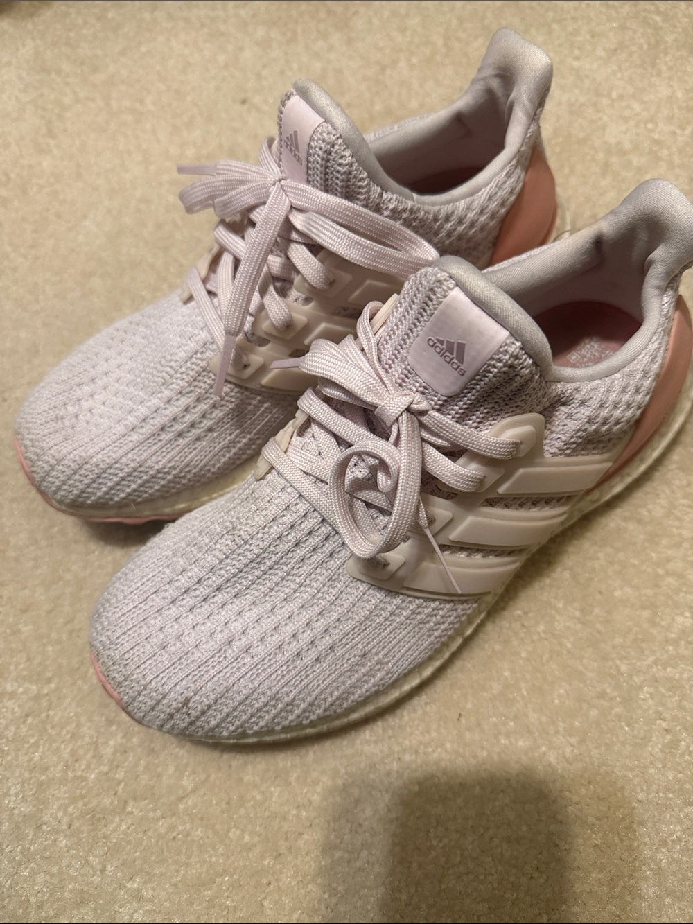 adidas ultraboost light pink size 7